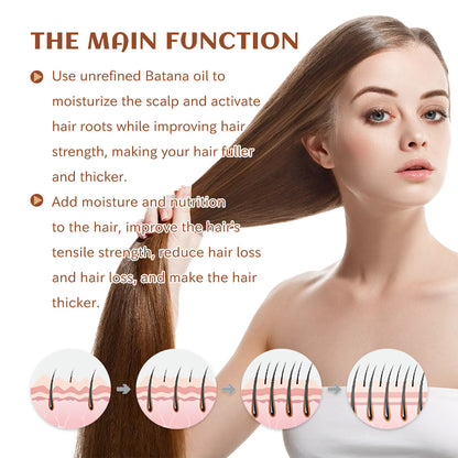 Pure Batana Oil Smoothing Hair Mask Anti Hair Loss Treatments