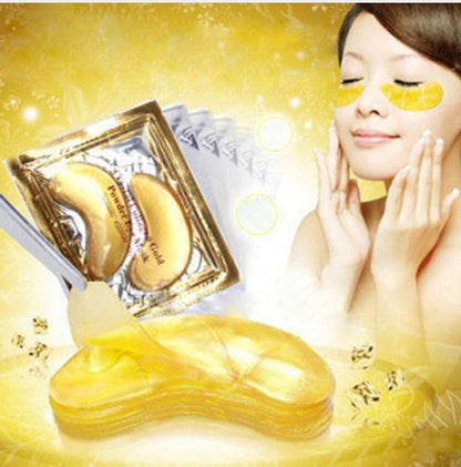 Gold Crystal Collagen Eye Patches For  Dark Circles Ageless Eyes