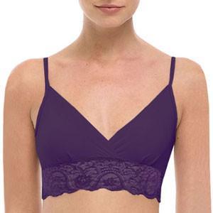 Wireless Triangle Bralette Commando Tulip