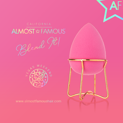 Almost Famous Makeup Blender with Rose Gold Stand