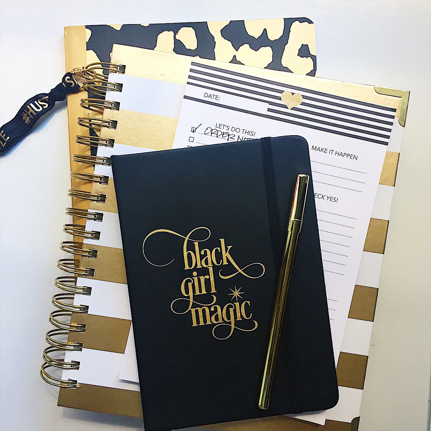 Black Girl Magic Notebook: Modern, Chic, and Stylish